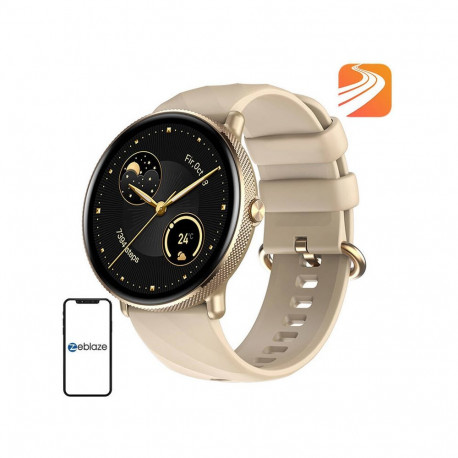 Smartwatch - Zeblaze GTR 3 Pro 1.43" AMOLED, 100+ Sports Modes, Gold