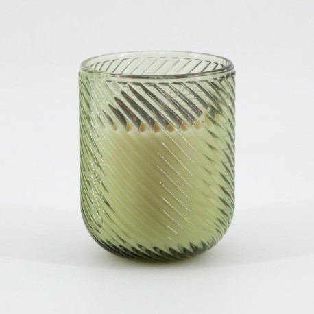 Candle BELIS JADE D7.6xH9.2cm, Lime Basil & Citrus