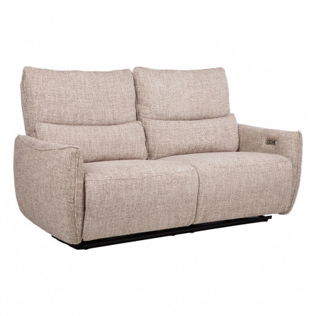 Diivan BASTIAN 3-kohaline elektriline recliner 186x89xH102cm, beež