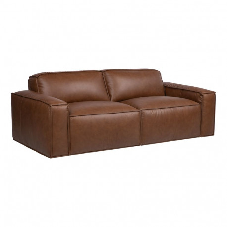 Diivan BURTON 3-kohaline 200x95xH72cm, pruun nahk