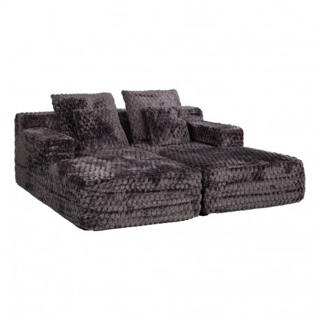 Diivan FIZZY 2-kohaline 186x162xH65cm, tumehall