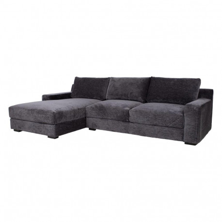 Corner sofa HERDIS LC, dark grey