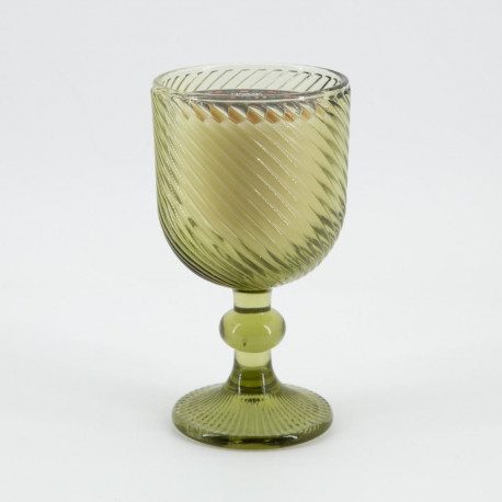 Candle BELIS JADE D7.9xH14.5cm, Lime Basil & Citrus