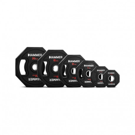 Raskusketas HAMMER Octagon Weight Disc, 50mm, 5 kg