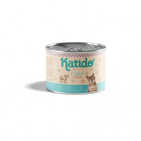 KATIDO kasside märgtoit vasikalihaga 200g
