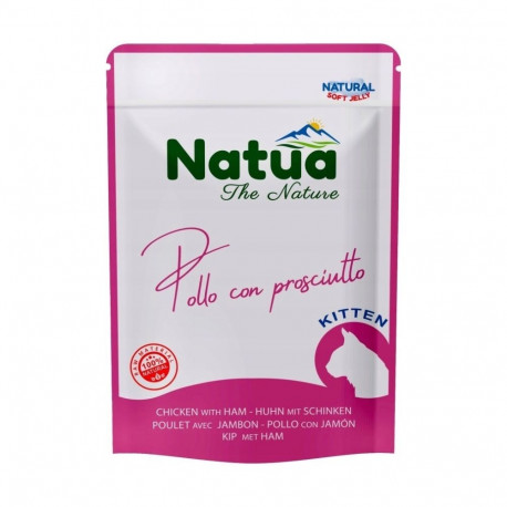 NATUA kassipoegade märg kassitoit kanaga ja singiga, 70g