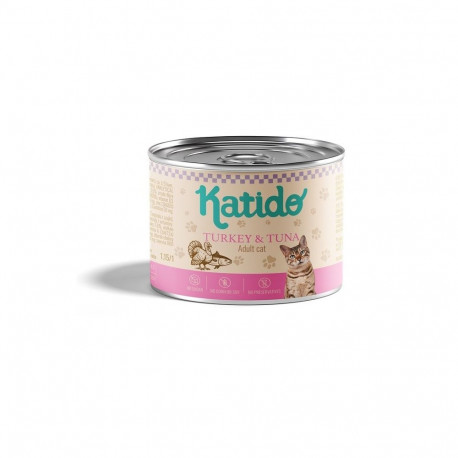 KATIDO Turkey with tuna - wet cat food - 200g