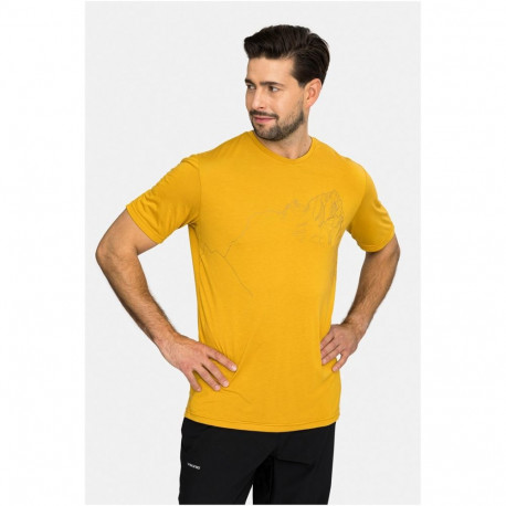 VIKING meeste T-särk Morain Bamboo Man S, kollane