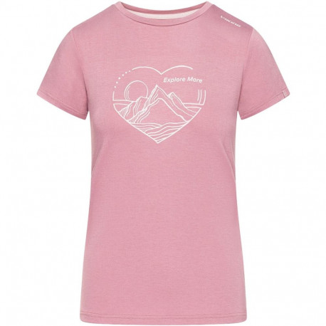 T-shirt damski VIKING Lenta Bamboo Light Lady różowy   XL