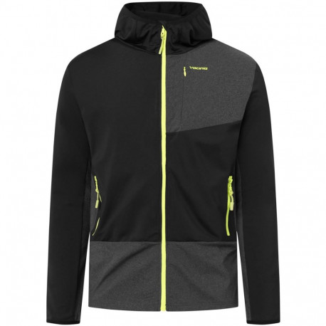 Bluza męska VIKING Tacoma Hoodie Man rozpinana z kapturem czarna   L