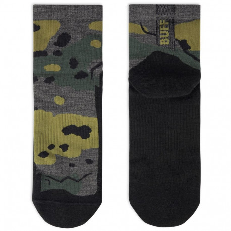 Buff meriinovillased kerged veerandpikad sokid LWQ2, hall, S 42/44