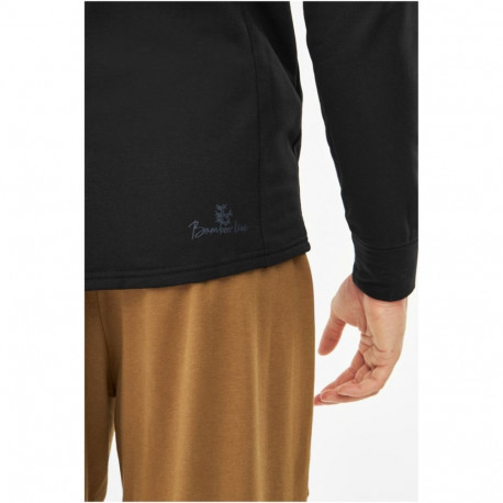 Bluza męska VIKING Lonetree Hoodie Bamboo Man rozpinana z kapturem czarna   M