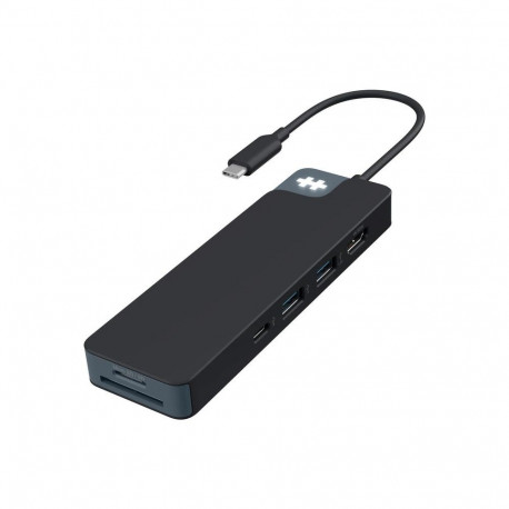 HYPER liidesejaotur HD4102BKGL USB 3.2 Gen 1 (3.1 Gen 1) Type-C 5000 Mbit/s, must