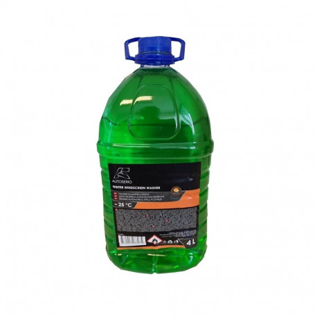 AUTOSERIO klaasipesuvedelik PET -25C 4L