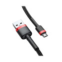 USB Cable - Baseus Cafule 1.5a 2m, Red/black