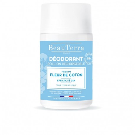 BEAUTERRA FLOR DE ALGODÓN desodorante roll-on 50 ml