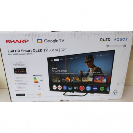 Sharp SALE OUT. 32HF3865E 32" (81cm) QLED Full HD Google TV | SALE OUT. | 32HF3865E | 32 | Smart TV 