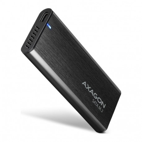 Axagon AXAGON EEM2-SBC M.2 SATA screwless RAW box black SuperSpeed USB-C 10 Gbps