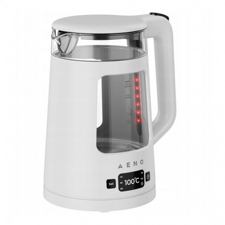AENO AENO Electric Kettle EK6: 1850-2200W 2L Strix Square-shaped body Transparent lid High Resistant