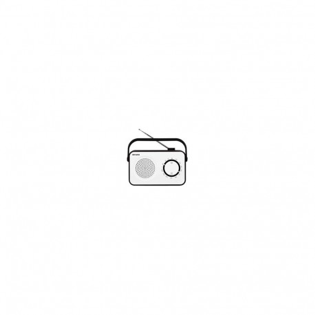 Aiwa Aiwa RADIO PORTATIL R-190BW WHITE AM/FM / SPEAKER/3 /AUX IN/HANDLE/ANTENNA TELESCOPIC R-190BW (