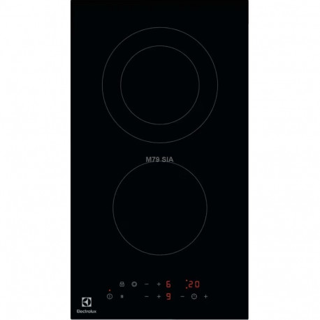Electrolux Electrolux LHR3233CK hob Black Built-in Ceramic 2 zone(s)