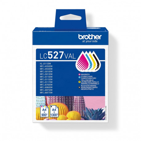Tint Brother LC527VAL Multipack Must 1300lk@5% värvid 900lk@5% MFC-J4350DW, MFC-J4550DW, MFC-J6760DW