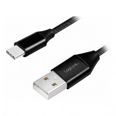 USB A > C 2.0 (ST-ST) 1m adapterkaabel, must