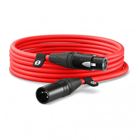 "Rode Microphones Premium XLR-Kabel XLR6M-R red (rot, 6 Meter)"