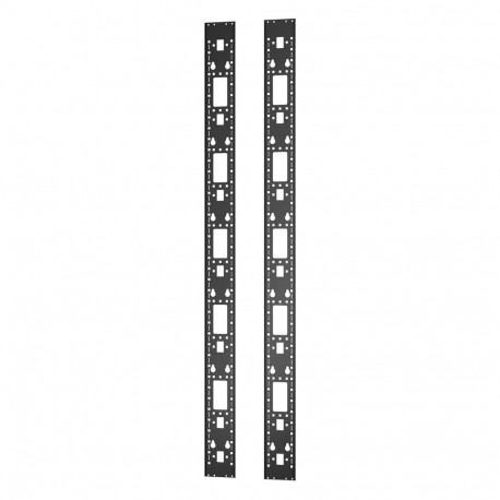 APC rack-tarvikukanal (vertikaalne) 42HE (2 tk pakendis), must