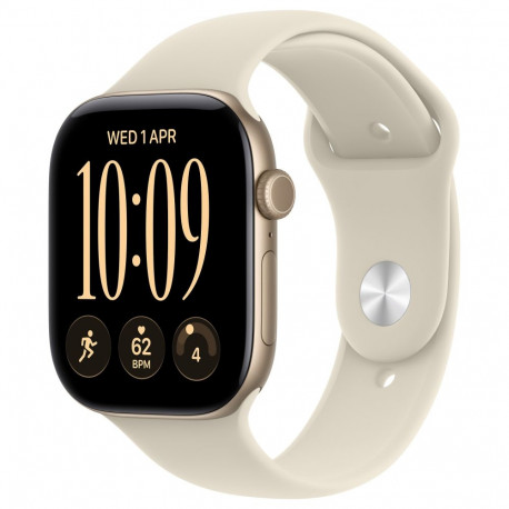 Apple Watch S12 alumiinium Cellular 42mm (liivakarva spordirihm) S/M, helekuldne
