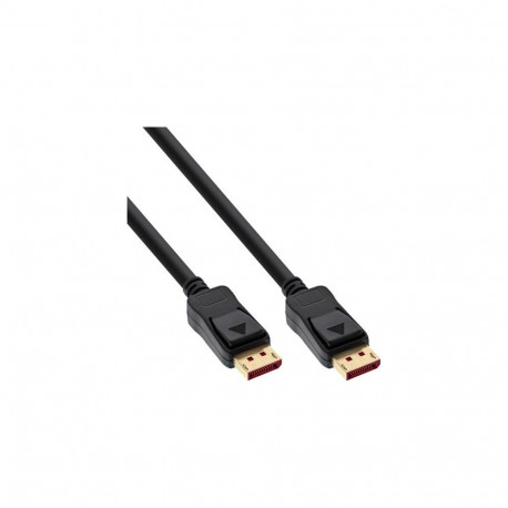 InLine DisplayPort 1.4 cable, 8K4K, black, gold, 1m