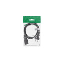 InLine power cable 16A CEE 7/7 straight / IEC320/C19 2m