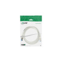 InLine Patch Cable S/FTP PiMF Cat.6A halogen free 500MHz white 2m