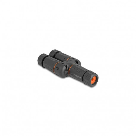 DeLOCK Cable Connector Y-Adapter RJ45 jack to 2 x RJ45 jack Cat.6 IP68 dust and waterproof outdoor
