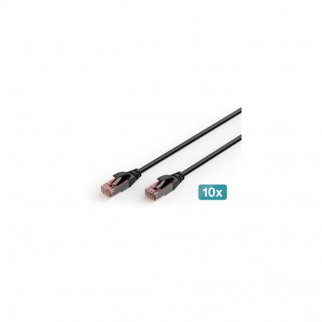Digitus CAT 6 U/UTP Outdoor Patch Cables, 3 m, PE, 10 pieces