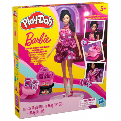 PLAY-DOH BARBIE mängukomplekt glamuurne Gems and ribbons