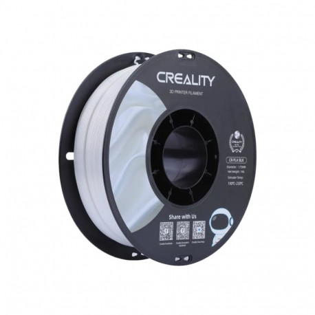 3D Printer Filament - Creality CR-Silk PLA 1.75mm 35MPa White