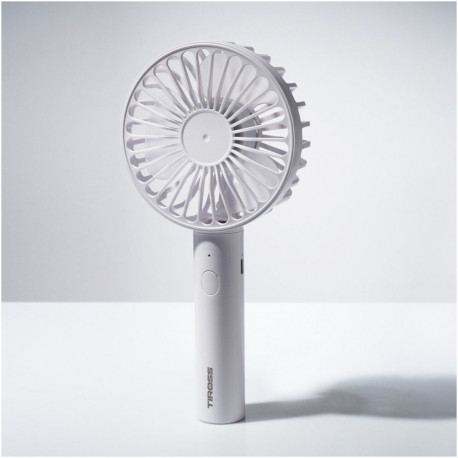 Portable Fan - Tiross TS-3401 1800mAh Battery, 3 Speed Modes, USB-C Charging - Black
