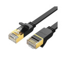 Network Cable - Ugreen Cat 7 Ethernet Cable 10Gbps 10m Flat Design Black