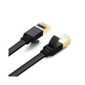 Network Cable - Ugreen Cat 7 Ethernet Cable 10Gbps 10m Flat Design Black