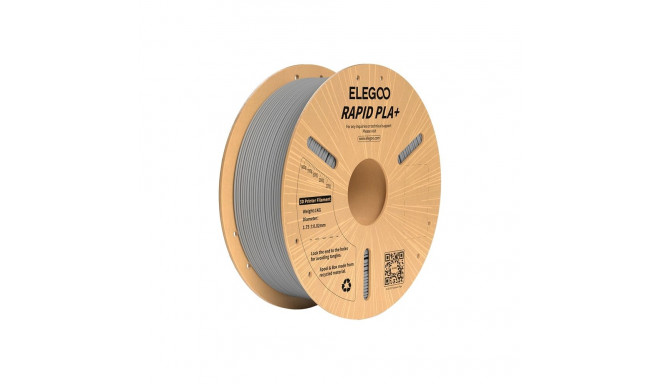 3D Printer Filament - ELEGOO Rapid PLA+ 1 kg Gray