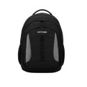 Backpack - Wittchen 15.6" Laptop Backpack With Padded Compartment, Multiple Pockets, Black