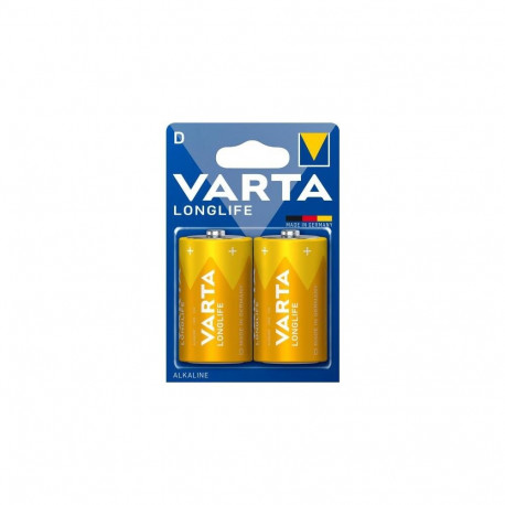 Battery - VARTA Longlife LR20 2BL Alkaline Batteries 1.5V Pack of 2