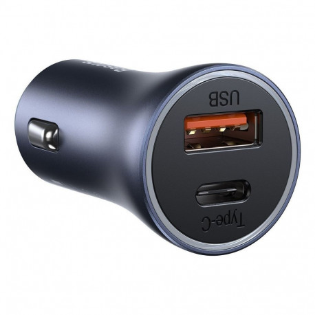 Car Charger - Baseus 40W 1xUSB 1xUSB-C Fast Charging