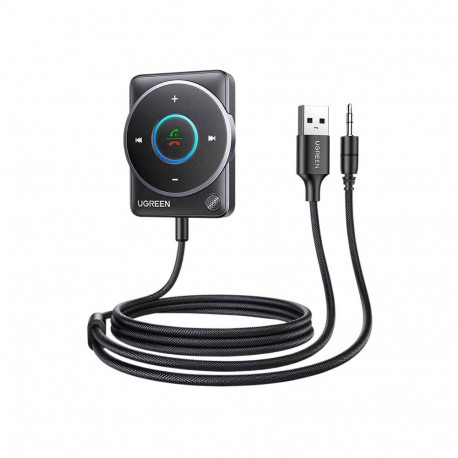 Bluetooth Audio Receiver - Ugreen CM723 Bluetooth 5.4, Dual Pairing, 3.5mm AUX, Black