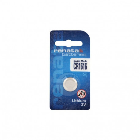 Battery - Renata CR1616 Lithium Button Cell 1 Pcs