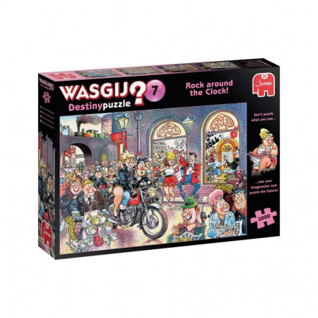 Puzzle - Jumbo Wasgij Destiny 7 Rock Around the Clock 1000-Piece Puzzle 81929