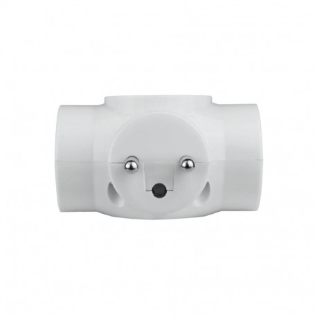 Power Outlet Splitter - DPM P901W 3-Socket Grounded 250 V 16 A 3500 W White