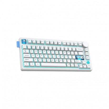 Mechanical Keyboard - ONIKUMA MT706 81-Key RGB Hot-Swappable 2.4G Bluetooth USB-C White