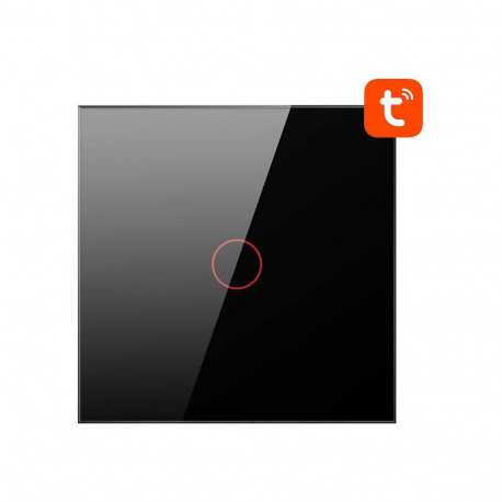 Smart Light Switch - AVATTO TS02-EU-B1, 1-Way, Black